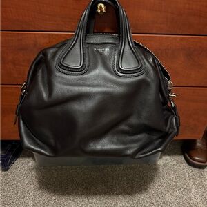 Givenchy black Leather Satchel